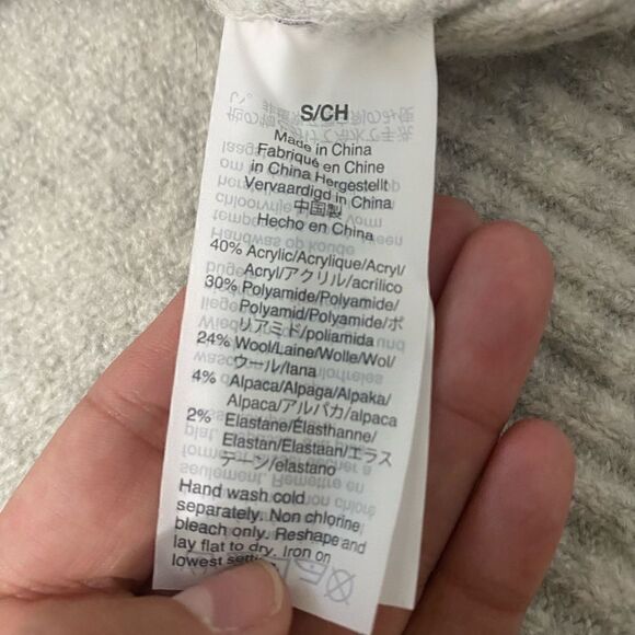 Madewell Luke Puff Neck Trim Pullover *Wool Blend* - Picture 8 of 9